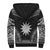 Nauru Sherpa Hoodie - Polynesian Chief Black Version - Polynesian Pride