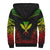 Kanaka Maoli Sherpa Hoodie - Polynesian Chief Reggae Version - Polynesian Pride