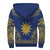 Nauru Sherpa Hoodie - Polynesian Chief Flag Version - Polynesian Pride