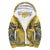 Niue Sherpa Hoodie - Polynesian Chief Flag Version Yellow - Polynesian Pride