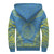 Palau Sherpa Hoodie - Polynesian Chief Flag Version - Polynesian Pride