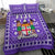 Fiji Bedding Set Pattern - Fijian Tapa Pattern Purple LT13 - Polynesian Pride