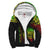 American Samoa Personalised Custom Polynesian Sherpa Hoodie - Curve Reggae Reggae - Polynesian Pride