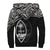 Guam Personalised Custom Polynesian Sherpa Hoodie - Curve Black - Polynesian Pride