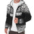 Samoa Personalised Custom Polynesian Sherpa Hoodie - Fog Black - Polynesian Pride