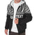 Guam Personalised Custom Polynesian Sherpa Hoodie - Horizontal Black - Polynesian Pride