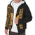 Polynesian Hawaii Personalised Custom Sherpa Hoodie - Line Gold - Polynesian Pride