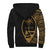 Guam Personalised Custom Polynesian Sherpa Hoodie - Line Gold - Polynesian Pride