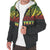 Tonga Polynesian Personalised Custom Sherpa Hoodie - Reggae Horizontal - Polynesian Pride