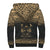 Fiji Polynesian Personalised Custom Sherpa Hoodie - Gold Fog - Polynesian Pride