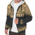 Fiji Polynesian Personalised Custom Sherpa Hoodie - Gold Fog - Polynesian Pride