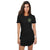 Cook Islands T Shirt Dress Unisex Black - Polynesian Pride