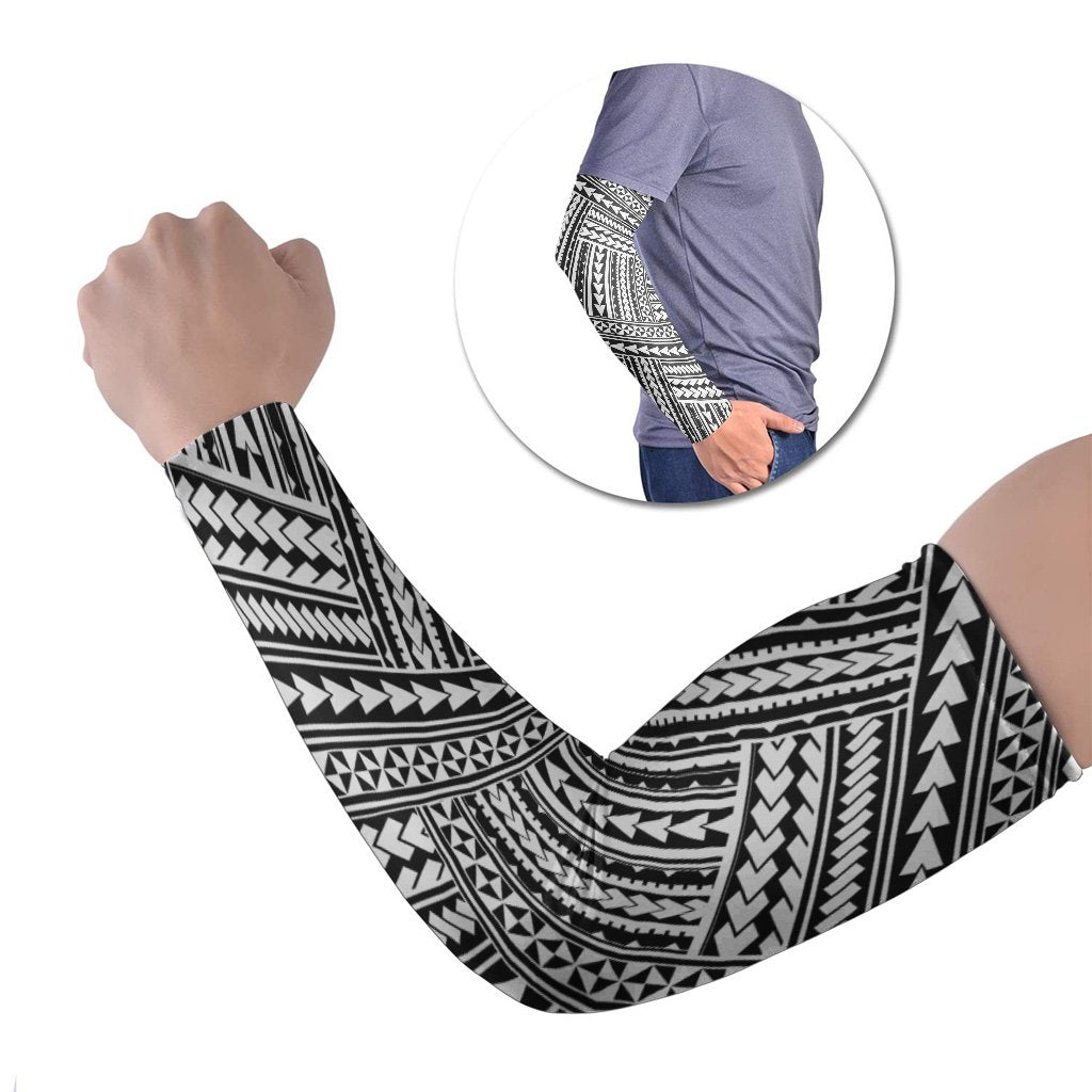 Polynesian Tribal – Arm Sleeves – Set of Two Set of 2 Black - Polynesian Pride