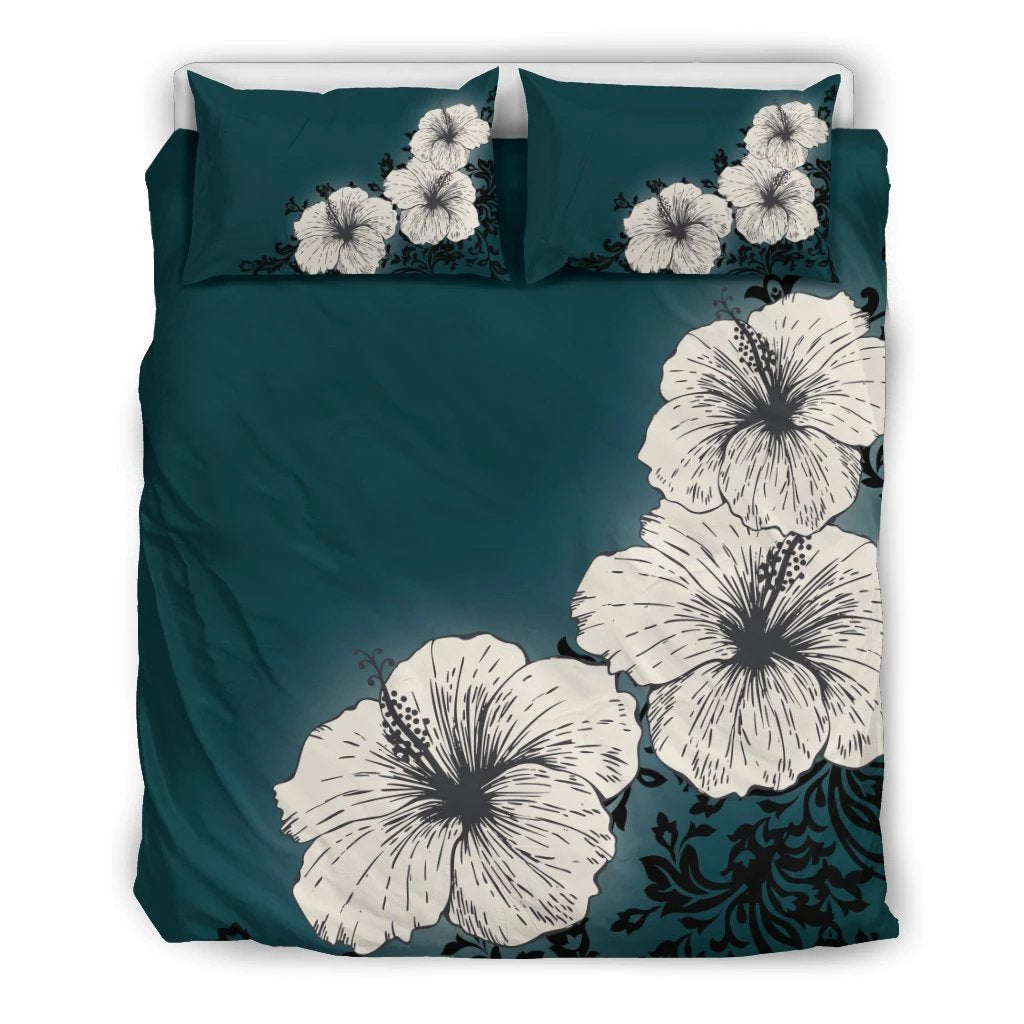 Hawaiian Lighten Hibiscus Polynesian Bedding Set Art - Polynesian Pride