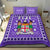 Fiji Bedding Set Pattern - Fijian Tapa Pattern Purple LT13 - Polynesian Pride