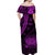 Custom Papua New Guinea Matching Dress and Hawaiian Shirt Raggiana Birds Of Paradise Purple LT13 - Polynesian Pride