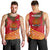 Morobe Province Men Tank Top Coconut PNG LT13 Red - Polynesian Pride