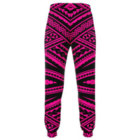 Polynesian Tatau Pink Joggers - Polynesian Pride