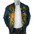 YAP Polynesian Men's Bomber Jacket - Legend of YAP (Blue) - Polynesian Pride