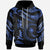 Chuuk Polynesian Custom Hoodie Polynesian Tattoo Blue Version Unisex Blue - Polynesian Pride