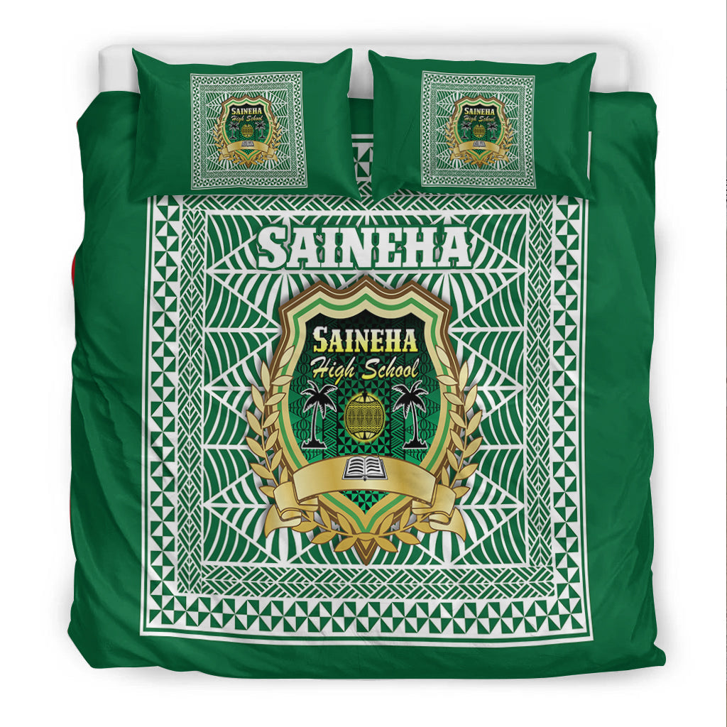 Saineha High School Bedding Set Tonga Pattern LT4 - Polynesian Pride
