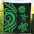 Tahiti Polynesian Premium Quilt - Green Tentacle Turtle - Polynesian Pride