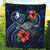 Yap Polynesian Premium Quilt - Blue Turtle Hibiscus - Polynesian Pride