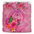 Guam Polynesian Bedding Set - Floral With Seal Pink - Polynesian Pride