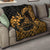 Polynesian Hawaii Premium Quilt - Polynesian Golden Humpback Whale Golden - Polynesian Pride