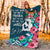 (Custom Personalised) Fiji Mothers Day With Green Turtle Blanket - LT12 - Polynesian Pride