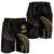 Samoa Polynesian Men's Short - Gold Tribal Wave - Polynesian Pride