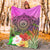 Hawai Premium Blanket - Manta Ray Tropical Flowers - Polynesian Pride