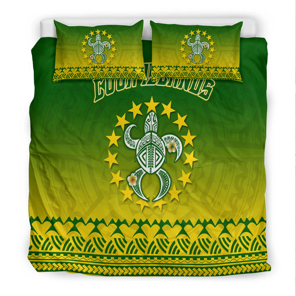 Cook Islands Turtle With Tribal Bedding Set - LT12 - Polynesian Pride