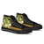 Tuvalu High Top Shoes - Polynesian Gold Patterns Collection - Polynesian Pride