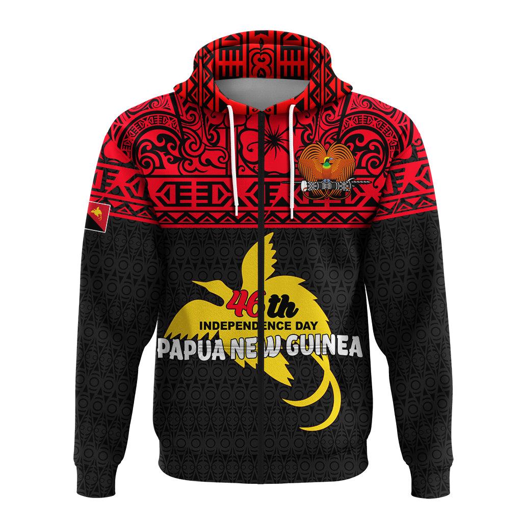 Papua New Guinea Independence Day Zip up Hoodie LT12 - Polynesian Pride
