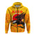 American Samoa Zip up Hoodie Aeto Pago Pago Eagle LT12 - Polynesian Pride