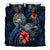 American Samoa Polynesian Bedding Set - Blue Turtle Hibiscus - Polynesian Pride