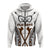 Fiji Bati Tapa Pattern Zip Hoodie LT12 - Polynesian Pride