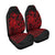 Hawaii Turtle With Hibiscus Tribal Red Car Seat Covers - LT12 - Polynesian Pride