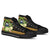 Samoa High Top Shoes - Polynesian Gold Patterns Collection - Polynesian Pride