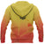 Hawaii Kanaka Red and Yellow Zipper Hoodie - Polynesian Pride