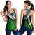 New Zealand Maori Women Racerback Tank - Manaia Paua Shell Glitter Green LT4 - Polynesian Pride