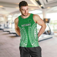 (Custom Personalised) Cook Islands Mitiaro Men Tank Top - Tribal Pattern - LT12 - Polynesian Pride