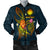 Marshall Islands Polynesian Personalised Men's Bomber Jacket - Legend of Marshall Islands (Blue) Blue - Polynesian Pride