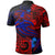 Samoa Polo Shirt Blue Shark Polynesian Tattoo - Polynesian Pride