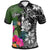 New Caledonia Custom Polo Shirt Turtle Plumeria Banana Leaf Crest Unisex Black - Polynesian Pride