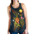 Marshall Islands Polynesian Women's Racerback Tank - Legend of Marshall Islands (Blue) - Polynesian Pride