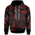 Cook Islands Polynesian Custom Hoodie Polynesian Tattoo Red Version Unisex Red - Polynesian Pride