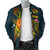 Tonga Polynesian Men's Bomber Jacket - Legend of Tonga (Blue) - Polynesian Pride