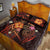 Papua New Guinea Polynesian Quilt Bed Set - Legend of Papua New Guinea (Red) - Polynesian Pride